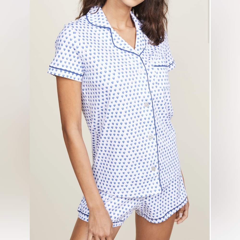Roller rabbit Polo PJ blue heart size S